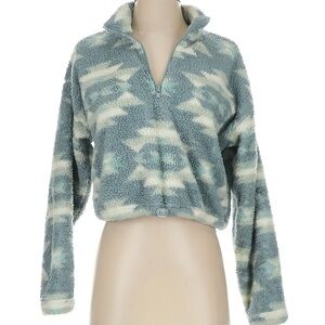 La hearts 1/4 zip Sherpa